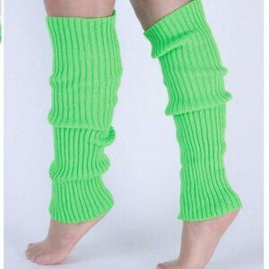 Lime Green leg Warmers - NWT